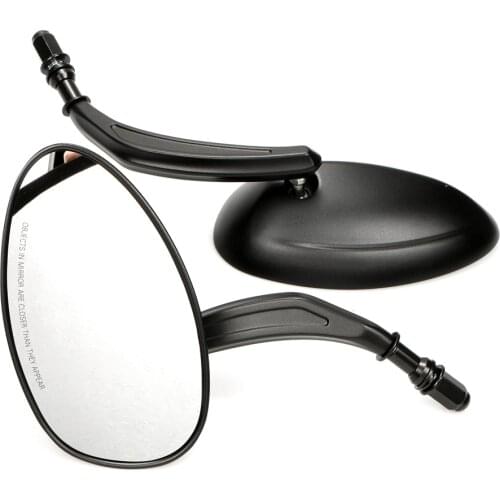 1 Pair for Harley Sportster Dyna Softail Motorcycle Retro Modified Rearview Mirror Universal Aluminum Handle Side Mirror Parts