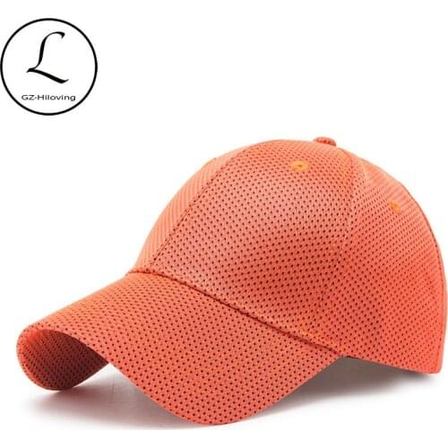 GHILOVINGL Women Mesh Baseball Cap for Ladies Summer Breathable s Outdoor solid color anti-UV Protection soft Trucker