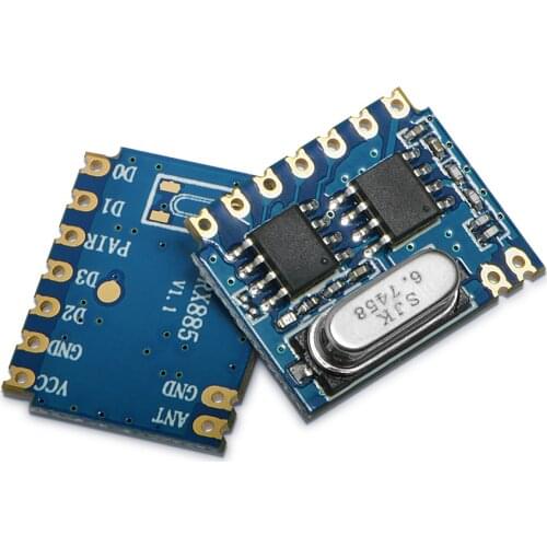 10pcs SRX885 ASK/ OOK 433mhz 315mzh learning 2262, 1527, 2240 Multi-function Decoding Receiver Module