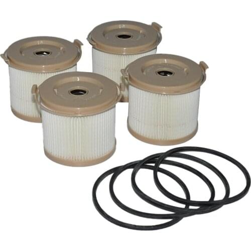 4Pcs 2010PM 2010TM Filter elements for 500FG Fuel Engine Fuel Water Separator Replacement Truck Kit