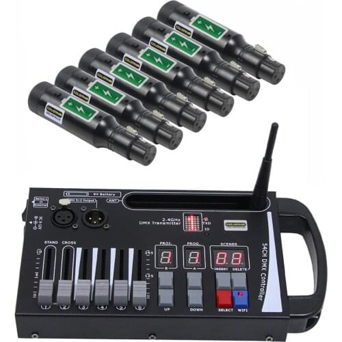 NEW DMX Wireless Transmitter Receiver LED controller Laser Light Controller very convenience for moving stage