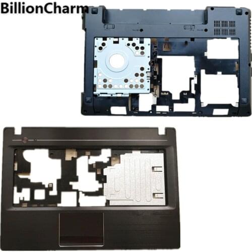 BillionCharm New For Lenovo G480 G485 Top Cover Palmrest Upper Case+Bottom Base Cover Case Without HDMI