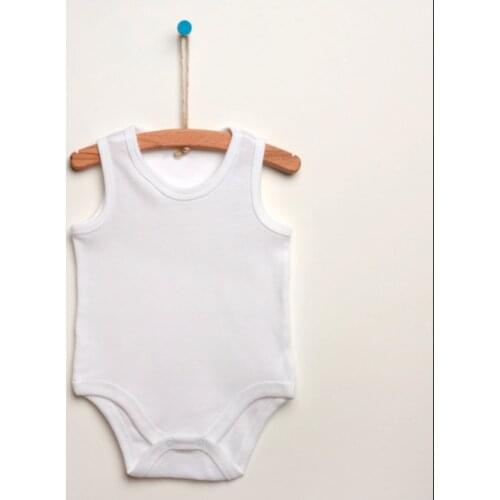 Lilies Atelier Baby Athlete Sleeveless Bodysuit - White