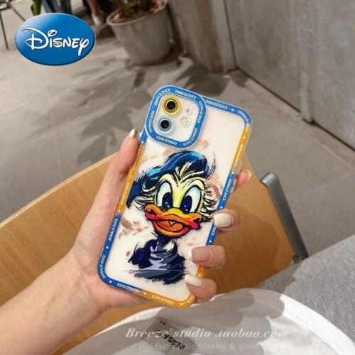 Disney Phone Case for IPhone 6S/7/8P/X/XR/XS/XSMAX/11/12Pro Donald Duck Phone Case Cover