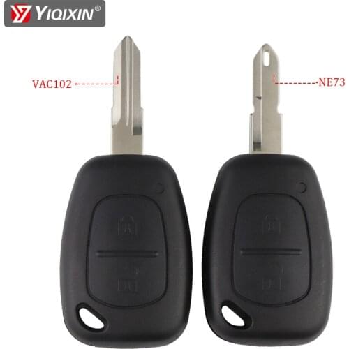 YIQIXIN 2 Button Remote Car Key Shell Fob Case For Renault Kangoo Movano Traffic Opel Vauxhall For Nissan Vivaro Primastar Blade