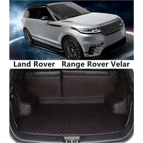 For Land Rover Range Rover Velar 2017 2018 2019 2020 2021 Full Rear Trunk Tray Liner Cargo Mat Floor Protector Foot Pad Mats