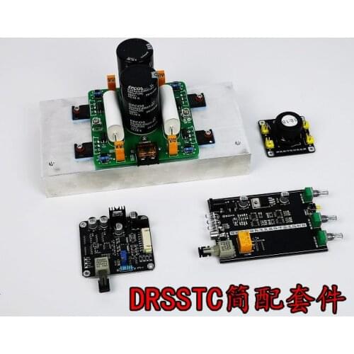 DRSSTC Tesla Coil Drive Plate Arc-suppressor Gate Drives GDT Full-bridge Inverter Module Simple Kit