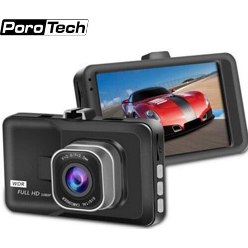 H20 Driving DVR Auto Dash Camera Full HD 1080P Black Drive Recorder 3inch IPC Screen Car DVR with Rear Cameras Night Vision