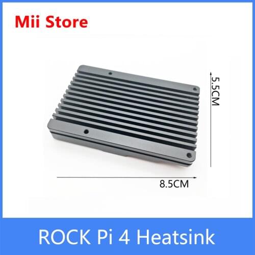 Rockchip RK3399 RADXA ROCK Pi 4 development board special metal aluminum high-efficiency heat sink