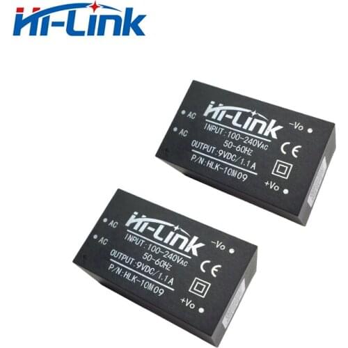 Free Ship 5pcs/lot 110V 220V-9V 1100mA HLK-10M09 Hi-Link intelligent power module supply