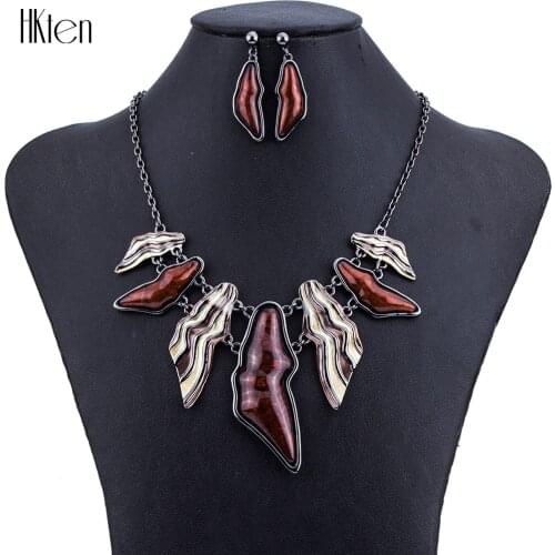 MS1504310 Fashion Jewelry Sets Hight Quality 2 Colors Necklace Sets For Women Jewelry Unique Design Gifts