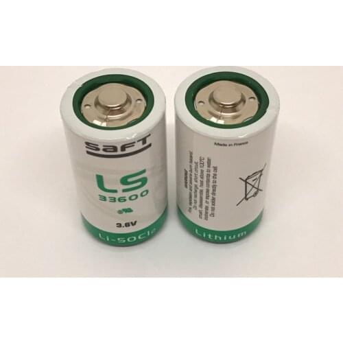 2pcs/lot New Original France SAFT LS33600 D 3.6V LS 33600 Lithium Battery Non-rechargeable (LS33600) Batteries