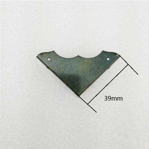 Bulk Bronze Wooden Box Protector Book Album Menu Folder Corner Protectors,Ancient Vintage Coners,Wine Box Cover,39*11mm,200Pcs