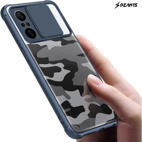 For POCO F3 Case Camouflage Lens Shockproof Crystal Clear Slide Camera Protection Cover For Redmi K40 K40 Pro Rzants