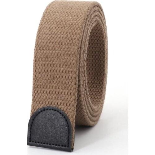 Hot Mens Belts Tactical Canvas Belt Body Men Women Thicken 4MM Military Width 3.8CM Designers High Quality Without Buckle Belt