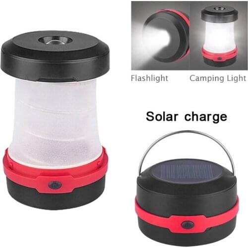 3W LED Solar camping light Lantern with USB rechargeable for outdoors camping hiking