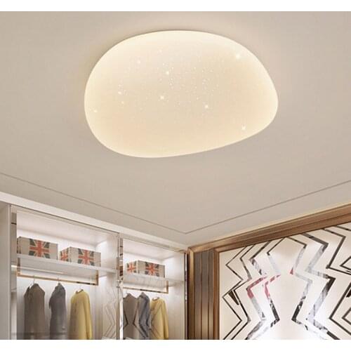 Led Star Ceiling Light Cobblestone Stepless Dimming Balcony Bedroom Light Corridor Ceiling Light Led Lights for Room