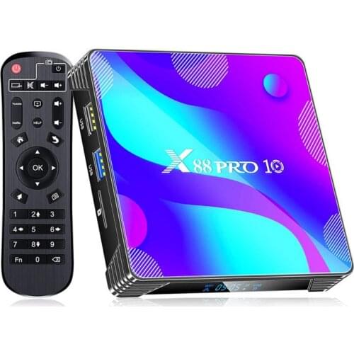 X88 PRO Android 11 TV BOX Android 10.0 Media Player 2.4G&5.8G Wifi 16G 32G 64G 128G 4k 3D TV receiver High Qualty Set Top Box