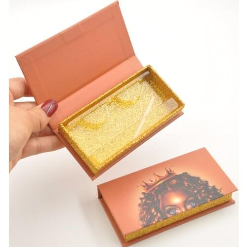 Wholesale Eyelash Packaging Box 30-50 Pairs Empty Lash Packaging with Tray Rectangle Case 25mm Mink Lashes Box Eyelashes Package