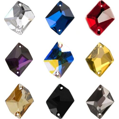 YANRUO 3265 Cosmic Flat Back Sew On Crystal Stones Sewing Glass Strass DIY Loose Rhinestone For Dress