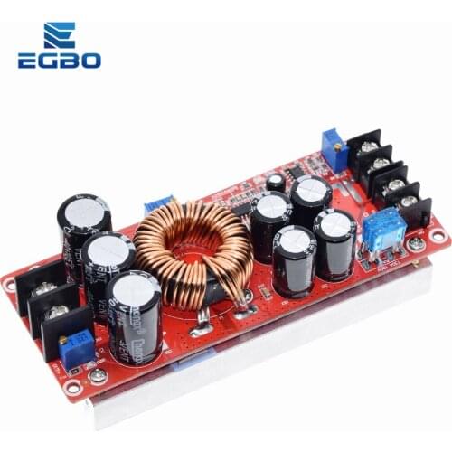 1PCS EGBO 1200W 20A DC Converter VBoost Step-up Power Supply Module IN 8-60V OUT 12-83V