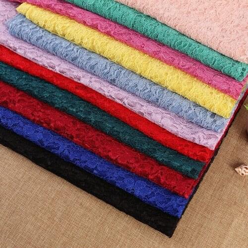 10Yards many color nylon lace fabric textile fabrics flower lace fabric wholesale