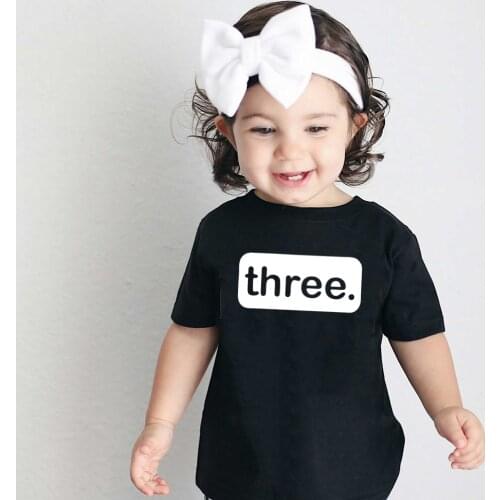 3rd Birthday Shirt boy Third Outfit 3 Year Old Toddler Gift Baby Tshirt Party Shirts