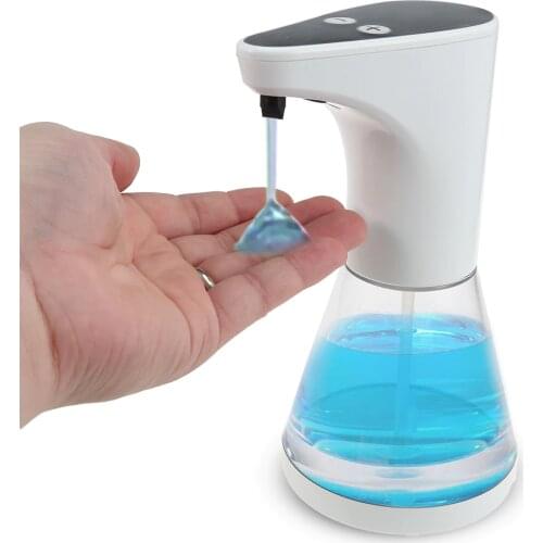 Automatic Soap Dispenser Pump Infrared Induction Stainless Steel Liquid Soap Holder Shampoo Dispenser Bathroom Liquid Foam Pump