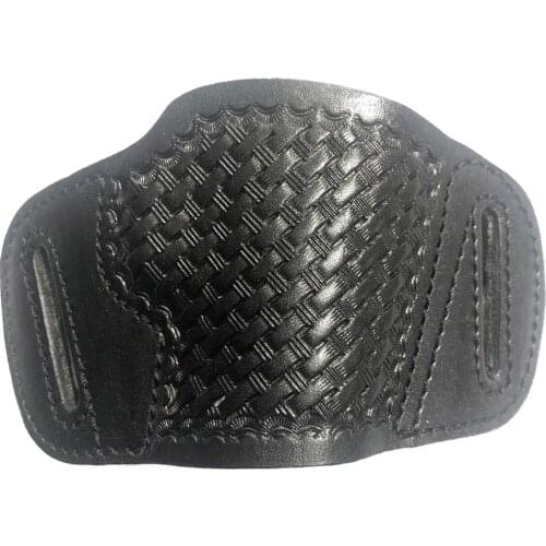 Colt 1911 Genuine Leather Black Quick Shot Straw Model Half Butterfly Case