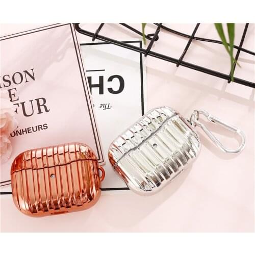 Electroplate PC Shining Plating Case For AirPods pro Portable Earphone Protect Earphone Protective Cover For Apple Air pods 3