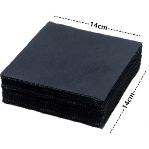 Black Microfiber Sunglasses Cleaning Cloth 14*14cm Glasses Eyewear Eyeglasses Clean Lens Cloth Accessories