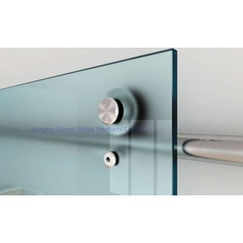 Dimon Stainless steel door hardware glass sliding door hardware hanging wheel America style sliding door hardware DM-SDG 7004