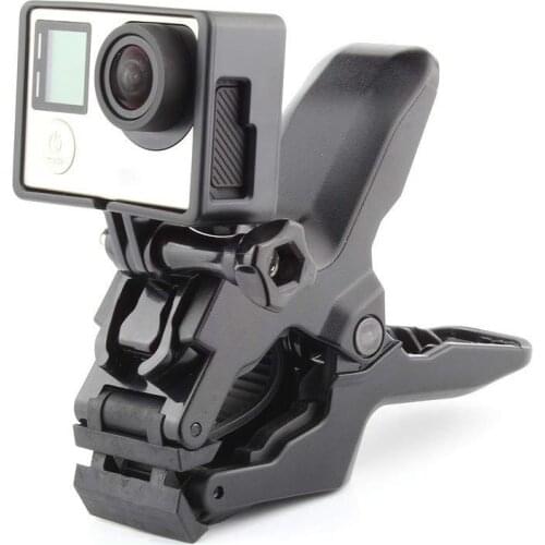 Jaws Flex Clamp Mount with Bucket and Screw Accessories for GoPro Hero 7/6/5/4/5/3/2/1 Xiaomi Yi 4k SJCAM SJ4000 M10 C30 H9 H9r