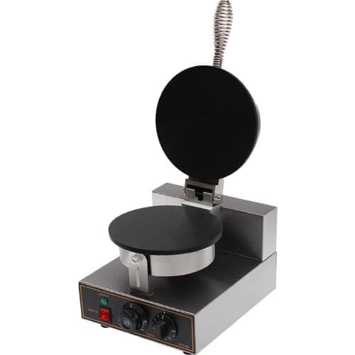 Commercial Cone Crepe Maker Single Head Flat Cone Making Machine Waffle Ice Cream Cone Machine