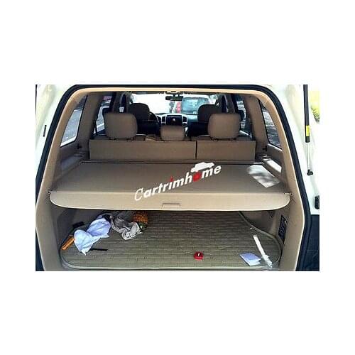 Beige Retractable Rear Cargo Trunk Cover for Toyota Land Cruiser LC200 2012-2016