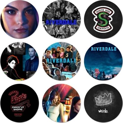 Riverdale pops south side JUGHEAD Icons Pins Badge Decoration Brooches Metal Badges For Backpack Decoration 58mm
