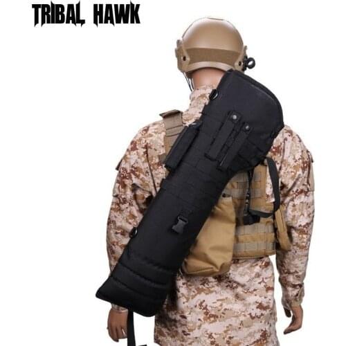 29in Nylon Gun Bag Rifle Bag Sniper Carbine Airsoft Holster Shooting Hunting Rifle Carry Bag Military Tactical Gun Case Backpack