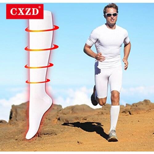 CXZD 2021 new compression mens business socks sports men and women legs running fitness socks