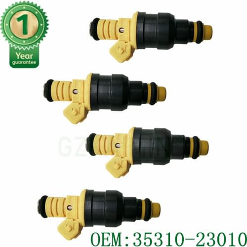 GENUINE Flow Matched Fuel Injector Set OF 4 for Hyundai Elantra 1.8L 35310-23010 3531023010 1.1