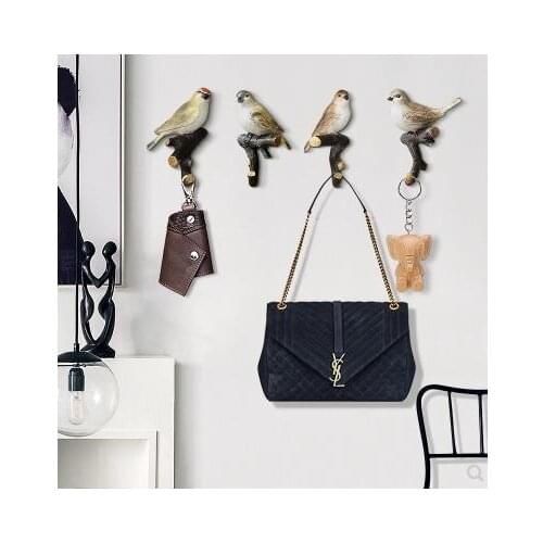 Hanging key, wall bird wall hanging, wall decoration hook