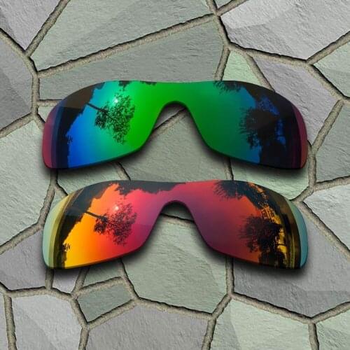 Jade Green&Violet Red Sunglasses Polarized Replacement Lenses for Antix