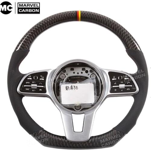 CARBON FIBER STEERING WHEEL 100% REAL CARBON COMPATIBLE WITH Benz GLE C207 A207 C238 A238