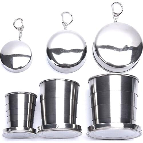 Stainless Steel Folding Cup Stainless Steel Folding Retractable Cup