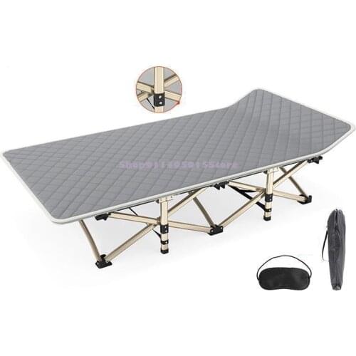 Folding Siesta Bed Sheet Man Couch Camp Bed Escort Bed Simple Rest Bed For Lunch Break Office