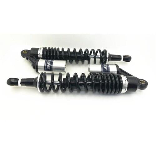 RFY Universal 15 3/4 "400mm Spring 8mm Motorcycle Air Shock Absorber Rear Suspension for Yamaha Scooter ATV Quad Black+silver