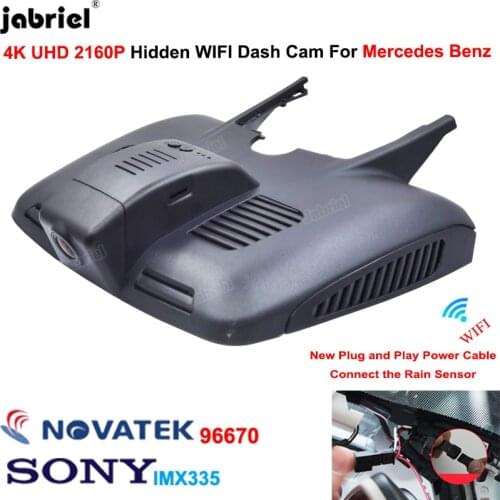 4K 2160P New Wifi Car DVR Dash Cam Video Recorder for Mercedes E Class w213 Convertible for Mercedes Benz E300 E200 Convertible