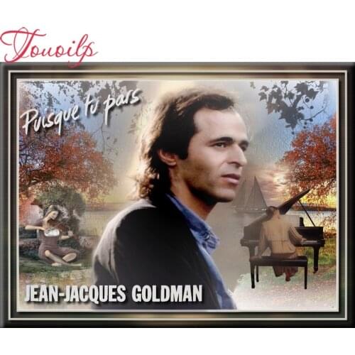 Embroidery Full 5D jean-jacques goldman Diamond Painting Needlework Cross Stitch Rhinestone Handmade Decoration Art Gift Crafts