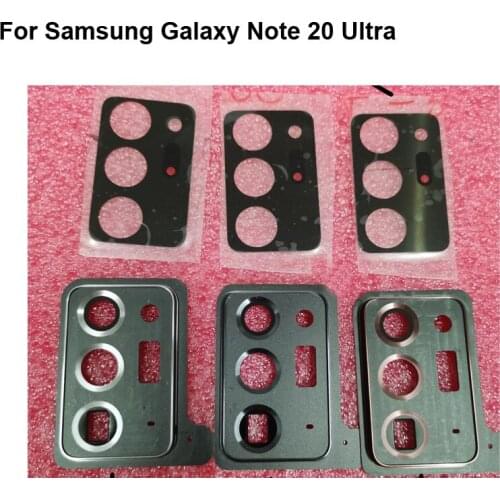 High Quality For Samsung Galaxy Note 20 Ultra Rear Back Camera Glass Lens +Camera Cover Circle Housing 20Note Ultra SM-N9860