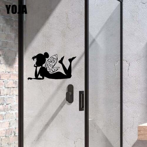 YOJA 15x26.7CM Good-looking Fairy Wall Stickers Home Decor Bathroom Shower Decals G2-0460