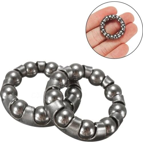 2pcs Rear Wheel Axle Durable Mountain Bicycle Bike Bottom Bracket 1/4 Inch x 9 Ball Bearing Cages Cycling Parts